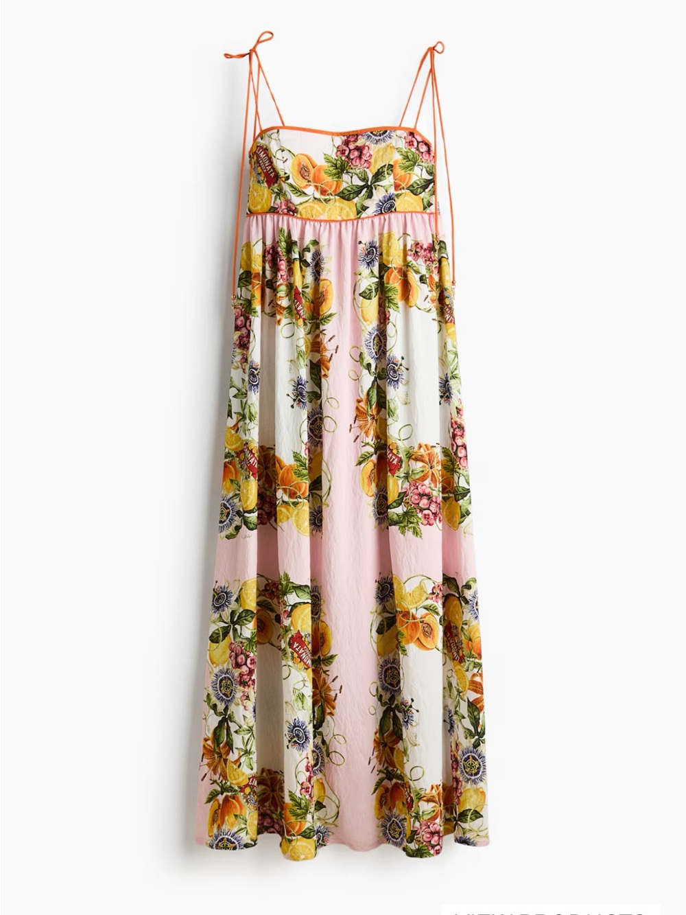 H&M Pink and White Floral Maxi Dress sold out